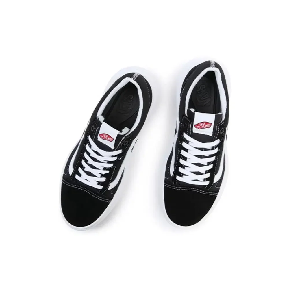 VANS MEN'S 12 OLD SKOOL OVERT COMFYCUSH BLACK WHITE NIB NB0A7Q5EBA2